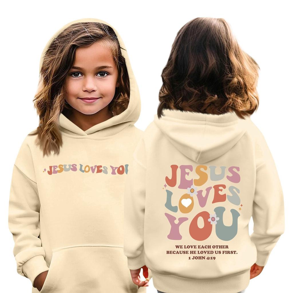 Детская толстовка с капюшоном для мальчиков и девочек, модная принтованная толстовка с длинными рукавами и карманом