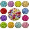 Браслет ожерелье 40 шт 8 мм ювелирные аксессуары одно отверстие DIY фурнитура кулон унисекс оптовая продажа акриловые бусины желейные цветные бусины