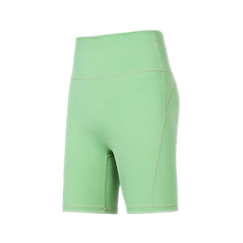 Yoga three-point hot pants women's summer thin belly high waist peach hip lift leggings sports wear bottoming fitness shorts