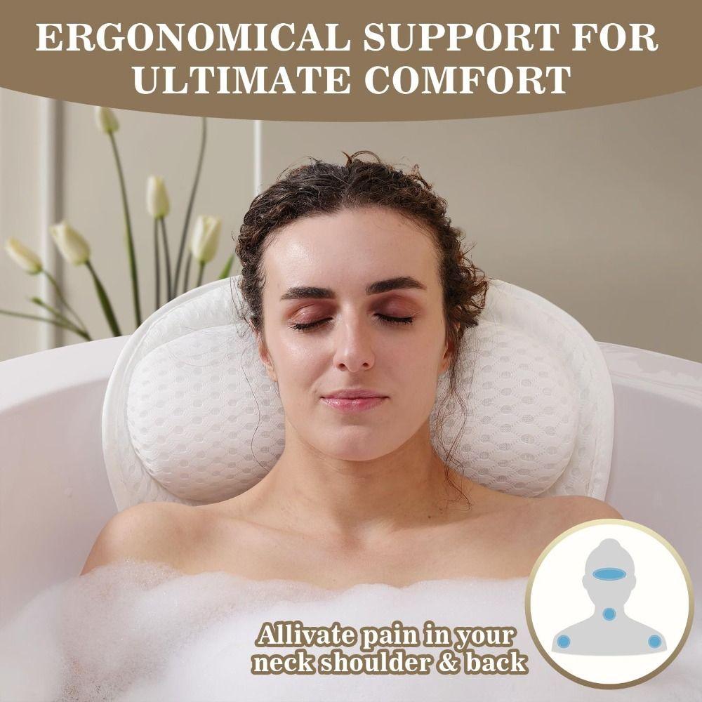 Удобная подушка для ванны с присосками Подушка для ванны и спа Роскошная подушка для ванны для отеля