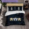 FC Zürich Themed Bedding 3Pcs Duvet Cover Set Decorative Bed Linen For Teen Room Home Decoration