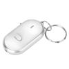Anti Lost Alarm Key Finder Locator Bag Whistle Sound Control with Battery White