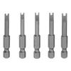Magnetic U4 U5 U6 U7 U8 Tip U-Shaped Batch Head Spanner Screwdriver Bit Tool 5pcs