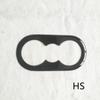 Back Rear Seat Water Cup Metal Cover Trim for Skoda Octavia 4 IV  Mk4 RS VRS Interior Accessories Styling Stickers