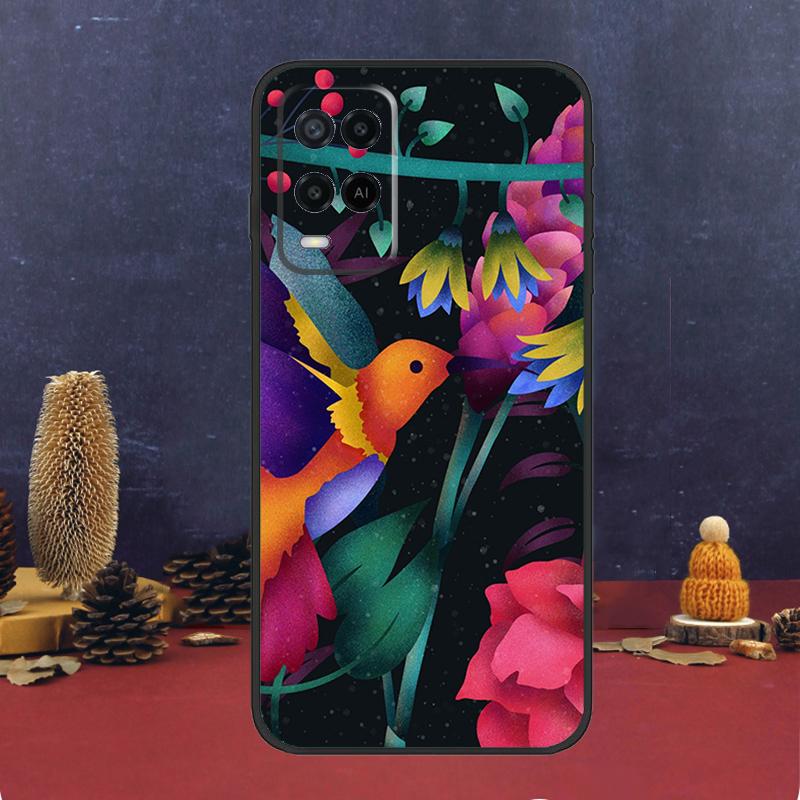 Чехол-колибри для Oppo A60 A80 A40 A6 A5 Pro A15 A16 A17 A57 A94 A74 A54 A76 A96 A18 A38 A58 A78 A98