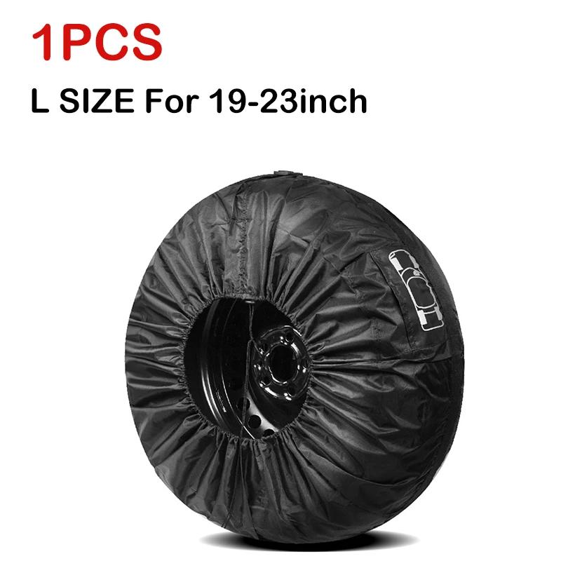1/4 шт. Универсальные чехлы для запасных шин автомобиля, чехлы для хранения шин, сумки для автомобильных колес, водонепроницаемые пылезащитные защитные полиэстеровые сумки