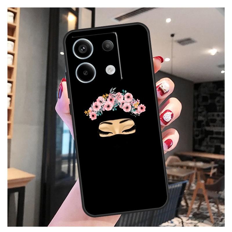 Королева никаба Исламская мусульманка Чехол Для Xiaomi Redmi Note 11 9 10 12 13 Pro Plus 12S 11S 10S 9S Redmi 12 10C 12C 13C Обложка