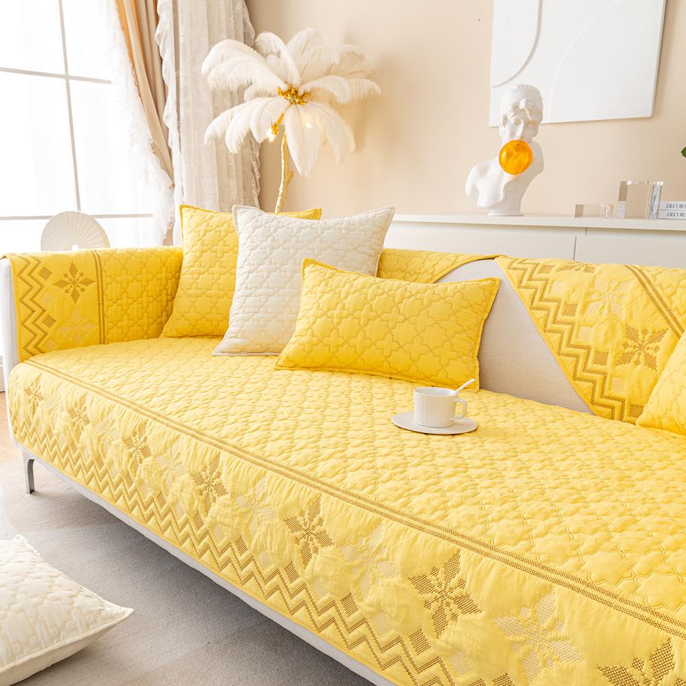 Чехол на диван, Европейский универсальный чехол для дивана, нескользящий чехол для дивана, полотенце для дивана для декора гостиной