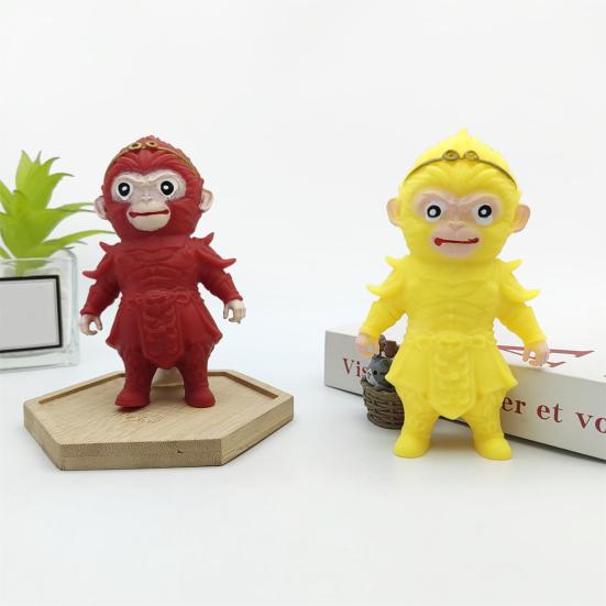 Wukong Squeeze Toy Медленный отскок Снятие стресса Тревога Портативный Дети Подростки Взрослые Обезьяна