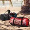 Очень большая сетчатая сумка-дафл для дайвинга, снорклинга, для снаряжения, на молнии, для водных видов спорта, пляжа, дайвинга, снорклинга
