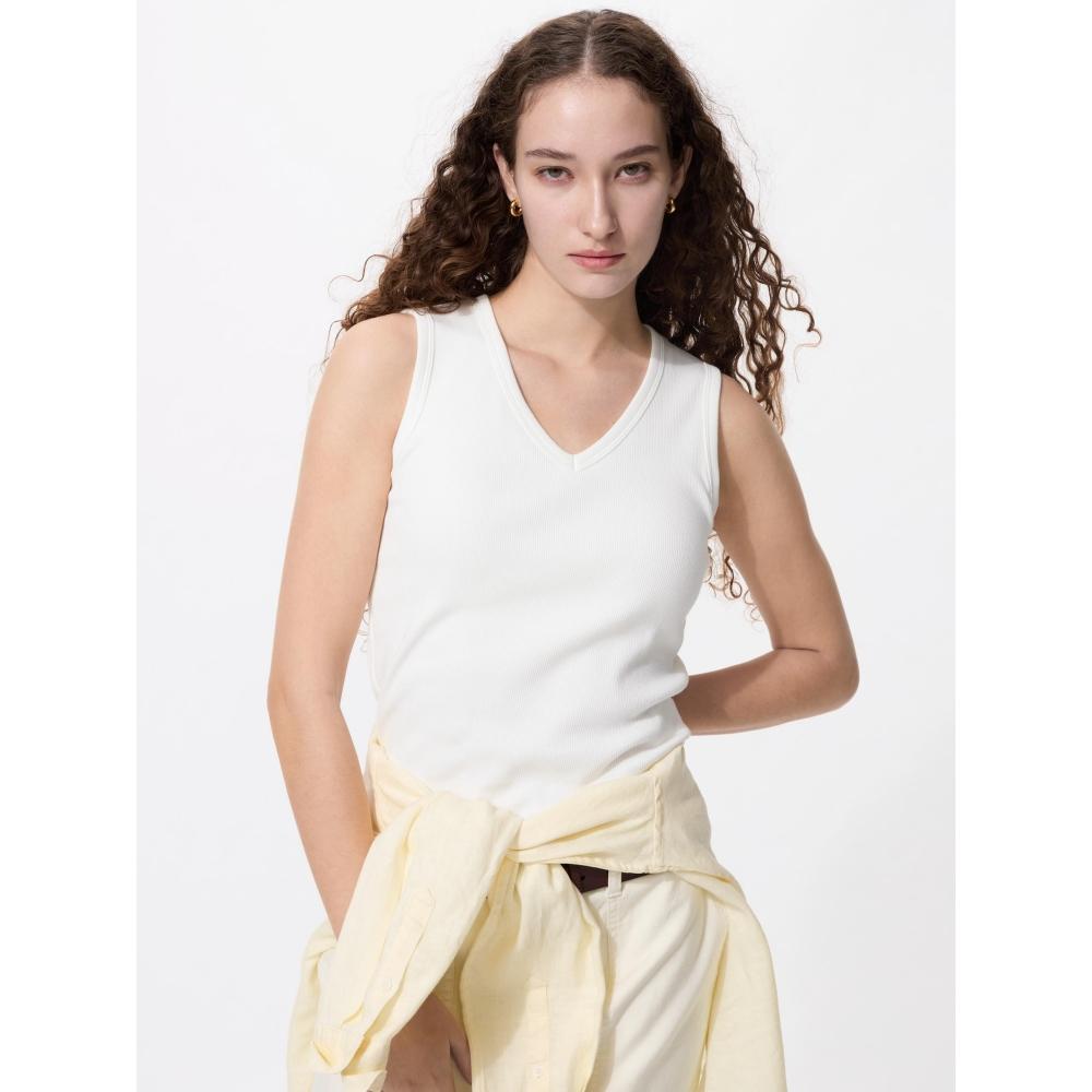Uniqlo Японский топ-бра с V-образным вырезом