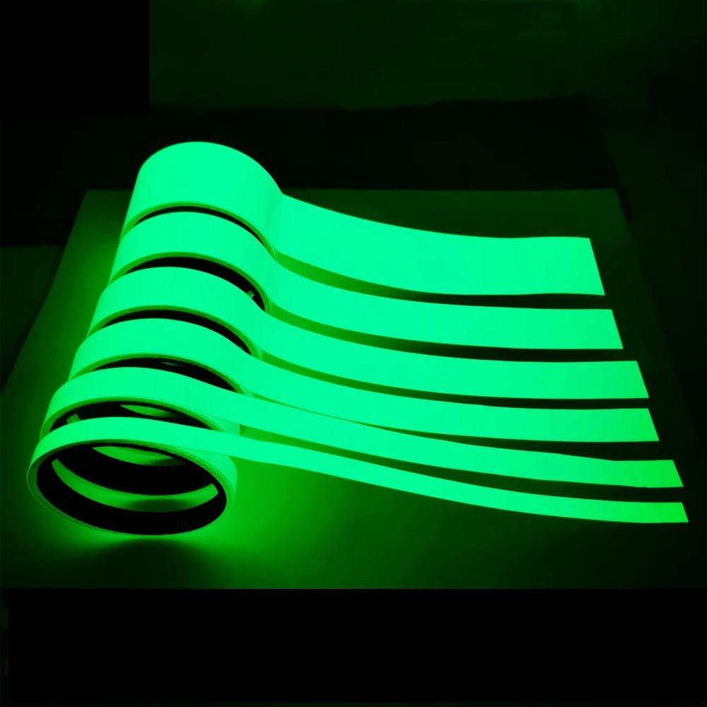 Self-adhesive Fluorescent Stickers Tape 3 Meters Glowing Stickers Stage Positioning