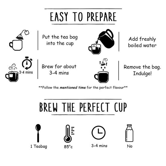 Karma Kettle Мята перечная, ваниль, лист лотоса, натуральный детокс, снятие стресса, ароматерапия Черный чай Мокша, 25 пакетиков-пирамидок, 50 г