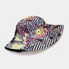 Retro Pattern Fisherman Hat 80S 90S Fisherman Hat Print Panama Hat Unisex Double-Sided Sun Protection Street