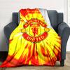 1pc M-Manchester1 Blanket, Gift, for Men and Women, Soft Blanket, Good for Sofa Bed Couch Travel, Lightweight Flannel Blanket