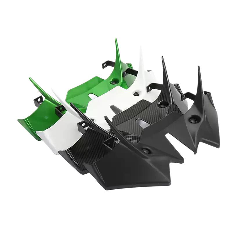 Kawasaki Z650 Wind Deflector Front Spoiler (2021-2025) - Carbon Fiber Grain