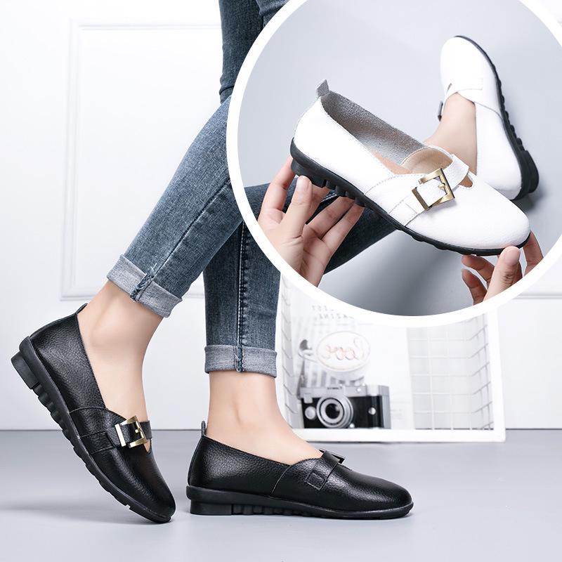 Мягкие туфли из натуральной кожи на плоской подошве, женские туфли на плоской подошве с цветами, женские дизайнерские туфли-лоферы, слипоны 2024