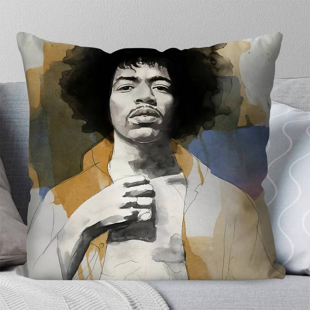 SINGER J-JIMI H-HENDRIX Наволочка Квадратная Подушка Спальня Диван Отдых Подушка для Комфорта Автомобиль Гостиная Домашний Декор