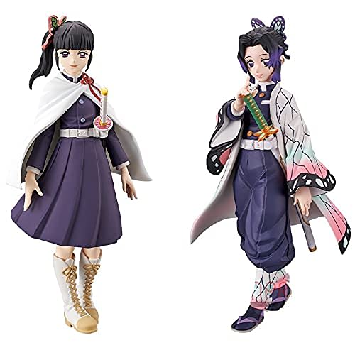 Banpresto Demon Slayer: Kimetsu no Yaiba Figures - Bonds of Souvenirs - Kanao Tsuyuri & Shinobu Kocho, Set of 2