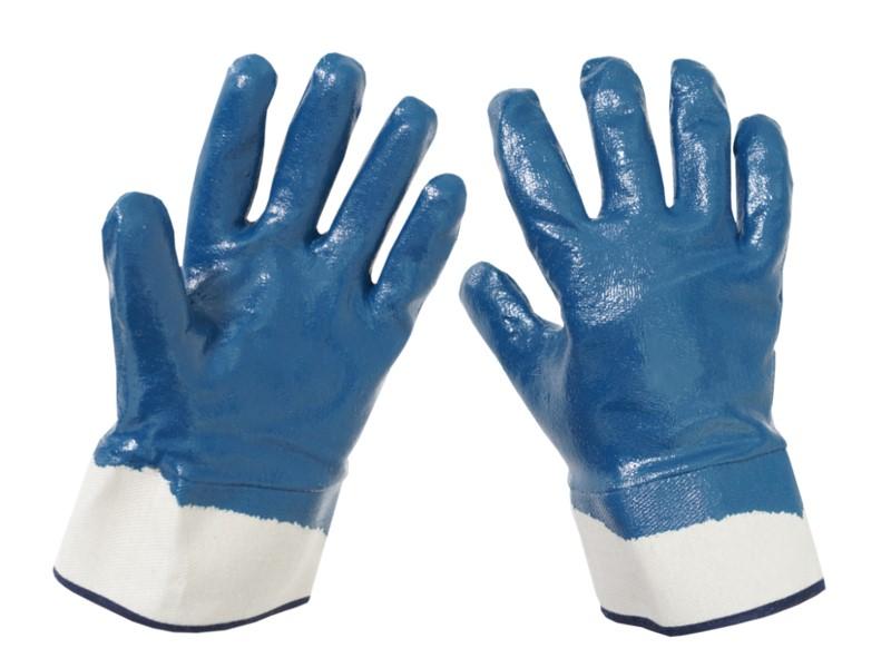 "Oil-resistant" Work Gloves with Stiff Cuff, R. 10