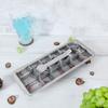 Stainless Steel Ice Cubes Tray 18-Slot Metal Ice Cubes Tray with Easy Release Handle Ice Cubes Maker