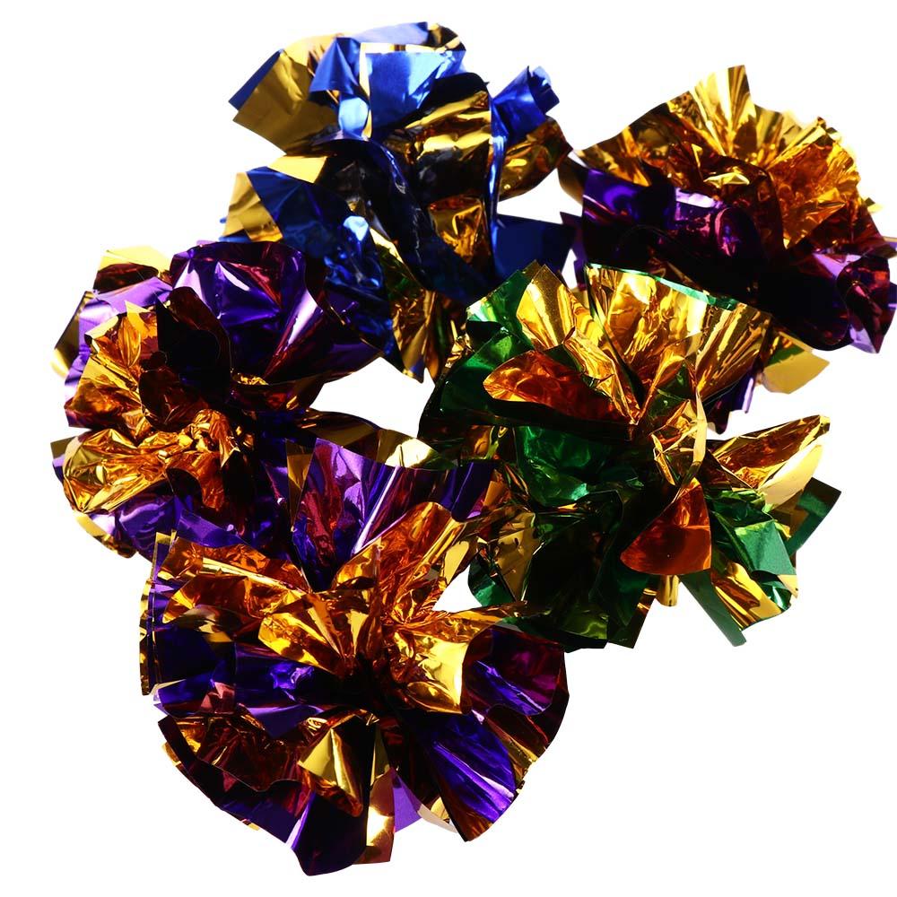 5 шт. Интерактивная кошачья погремушка бумажный мячик случайного цвета игрушка-когтеточка для кошек игра