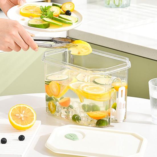 Диспенсер для напитков с краном 3,5 л кувшин для холодной воды контейнер для жидких напитков для холодильника подставка для лимонада кувшин для сока