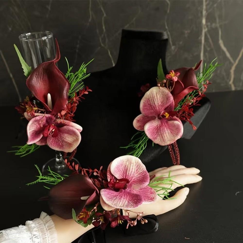 Bohemian Style Boutonniere Wrist Flower Wedding Clothing Decoration Accessories
