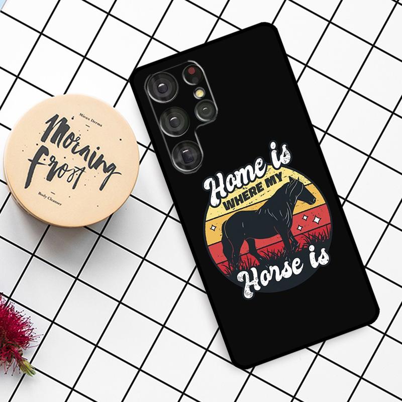 Дом Там, Где Лошадь Чехол Для Samsung Galaxy S21 S22 S23 S24 S25 Ultra S9 S10 S25 Plus S25 FE S20 FE Чехол Для Телефона