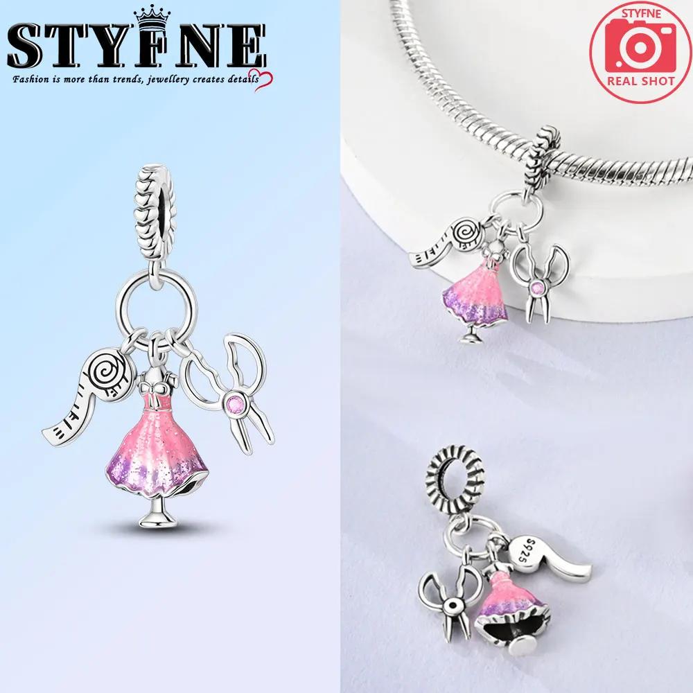 Изысканные модные медного цвета шармы-подвески в виде Санта-Клауса, рождественской елки, лося, оленя, бусины, подходят для оригинальных браслетов, рождественские украшения своими руками