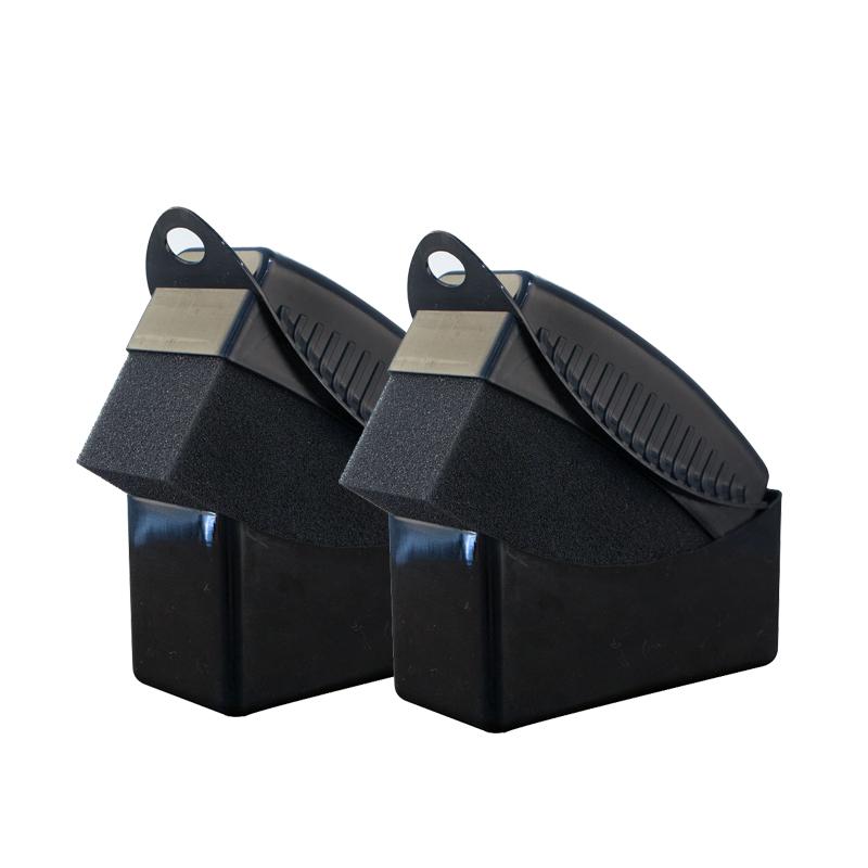 Car Wheel Detailing Polishing Waxing Sponge Brush with Cover Wheel Hub Tire Contour Washing Cleaning Brush Car Wash Accessories