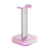 Headphone Stand Holder Rack RGB Backlight Head Mounted Headphone Stand Rack Desktop Organizer Vertical Bracket Hanger