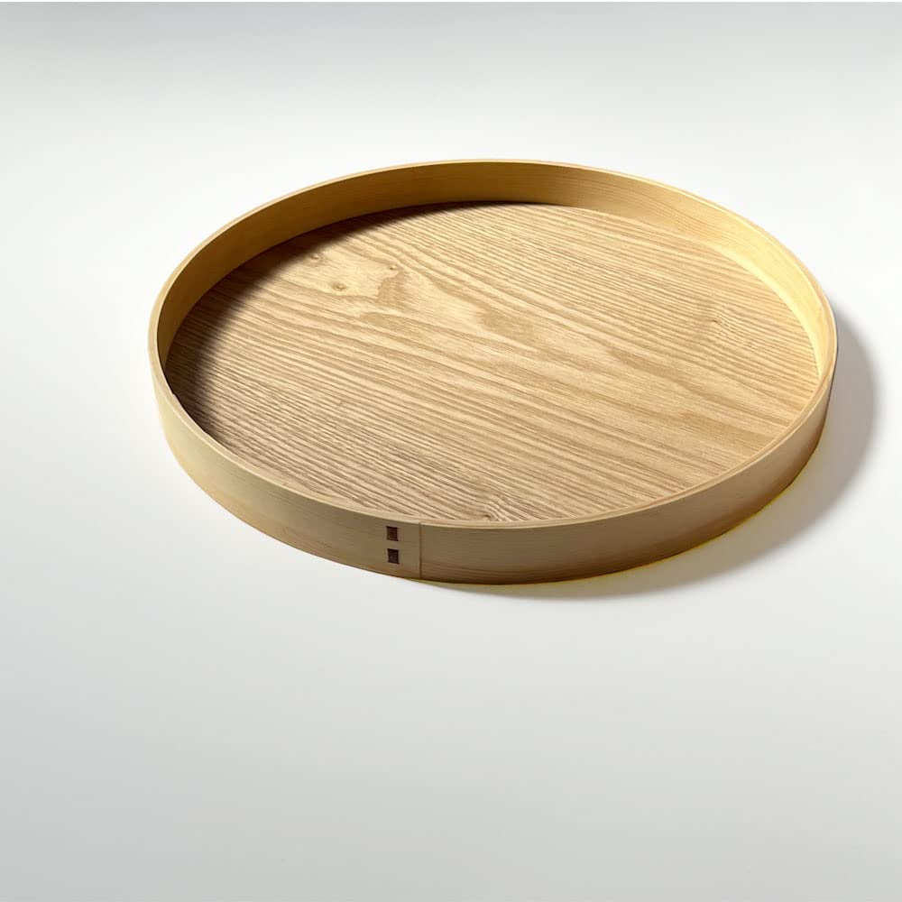 Yamaga магазин лакированных изделий круглый поднос поднос магеваппа простой деревянный поднос поднос тарелка кафе подставка для столовых приборов стильное кафе японская еда завтрак обед