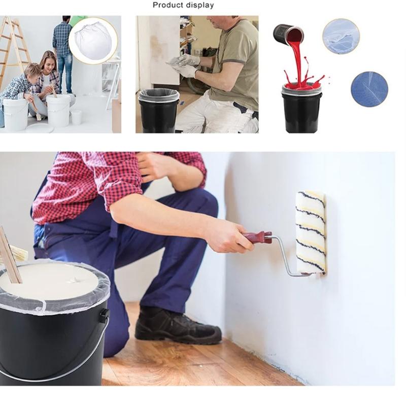 Reusable Paint Filter Bag White Fine Mesh Strainer Bag With Premium Nylon Fabric For Smooth Paint Projects Long Last