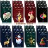 8pcs Christmas Coil Notepads, Festive Paper Journals with Perforated Pages, Ideal for Holiday Gifts and Friends - Assorted Seasonal Designs