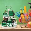 2024 Graduation Season Layered Tray Decoration Set Graduation Gift Wooden Crafts Ornaments
