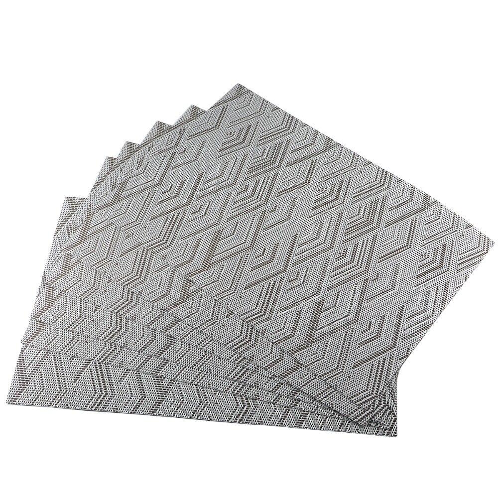 6Pcs/Set Pvc Placemat Dining Table Mats Set Table Bowl Pad Napkin Dining Table Tray Mat Coasters Kids Table Set