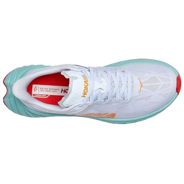HOKA One One Мужские кроссовки Carbon X 2 White Blazing Orange 1113526-WBOR