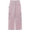 The North Face Однотонные рабочие брюки на молнии с логотипом для женщин, розовые, NP6NR31L