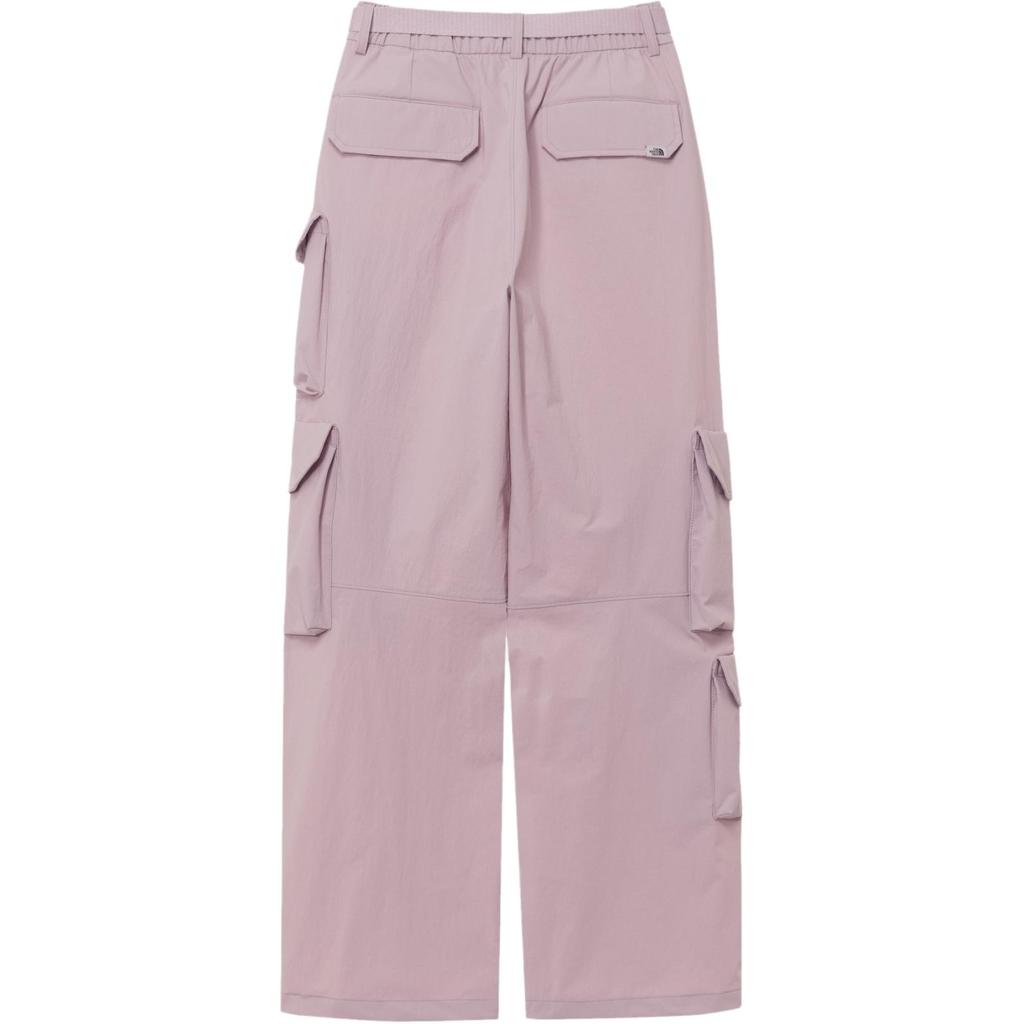 The North Face Однотонные рабочие брюки на молнии с логотипом для женщин, розовые, NP6NR31L