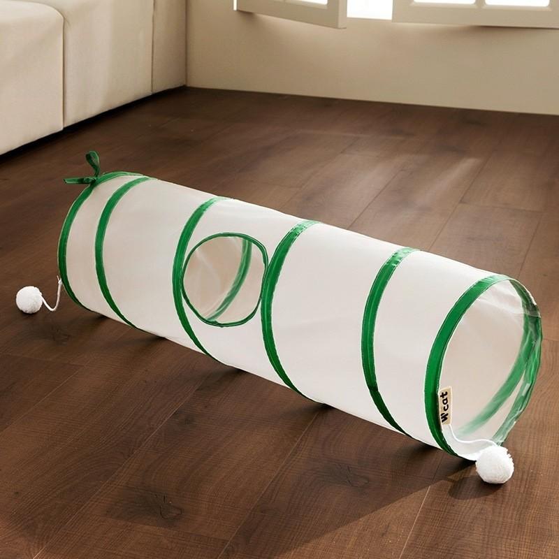 Pet Cat Tunnel Toy With Foldable Design For Indoor Play And Enrichment