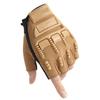 Мужские армейские военные велосипедные полуперчатки для страйкбола на открытом воздухе, боевые полуперчатки с пальцами
