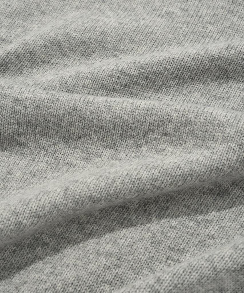 COVERNAT C Logo Turtleneck Knit Melange Gray