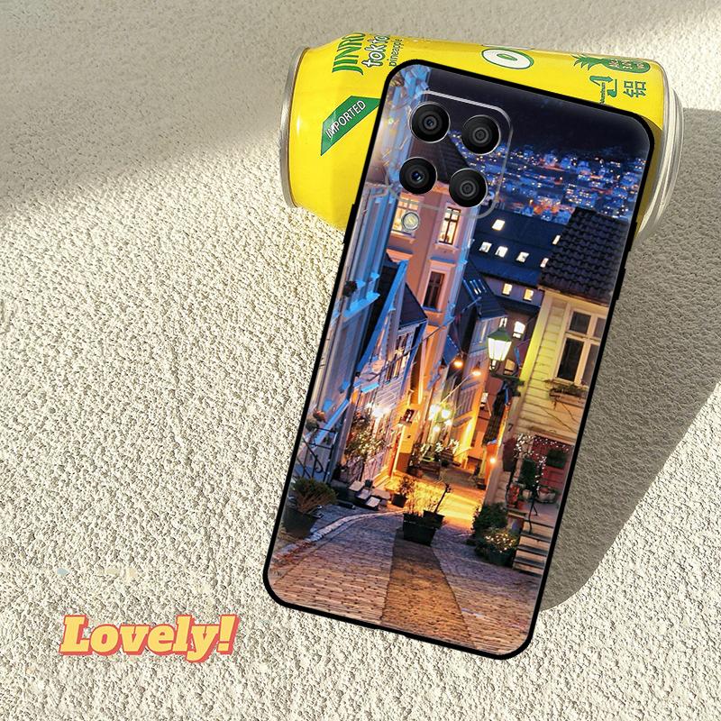 Чехол для путешествий с пейзажами Италии, Франции, Лондона для Samsung Galaxy M53 M16 M11 M21 M31 M35 M12 M13 M14 M15 M36 M56 M32 M52 M55 M34 M54