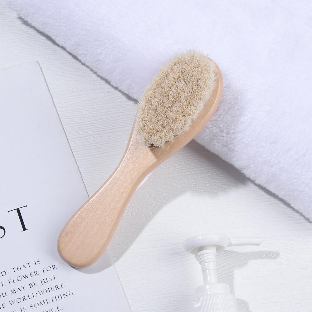 Инструмент для новорожденных Мягкая щетина Щетка из натуральной щетины Детская щетка Детская расческа Детская расческа для волос