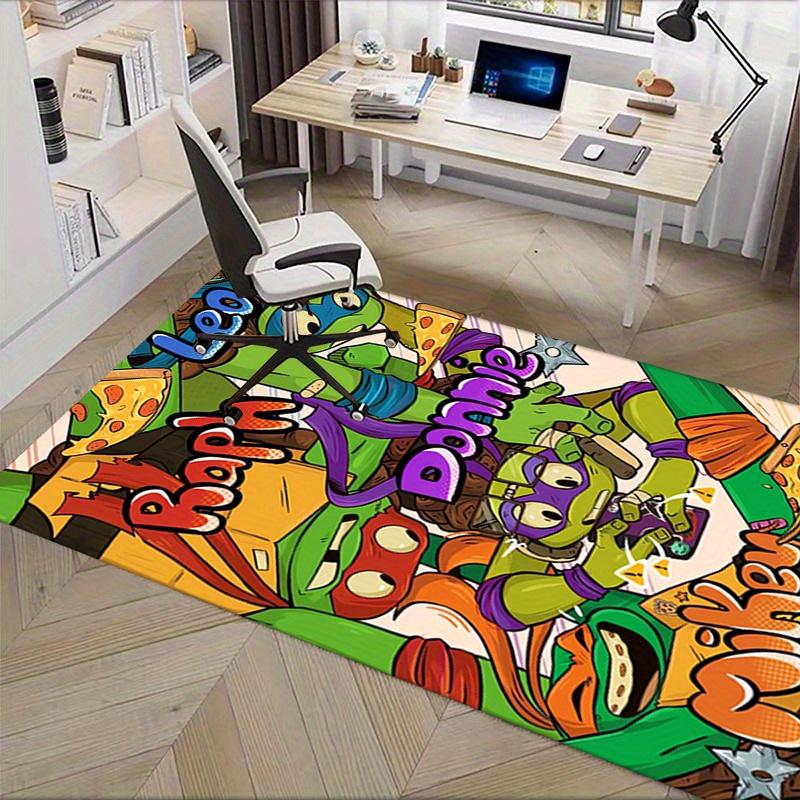 1pc Teenage Mutant Ninja Turtles Office Carpet Soft Polyester Entrance Carpet Washable Non slip Mach