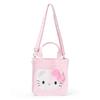 Mini Tote Bag Love Hello Hello Kitty Pink Steel Shoulder Bag for Ages 3 and Up 606413 [Sanrio] 2-way (I Kitty) Cotton, Polyester,