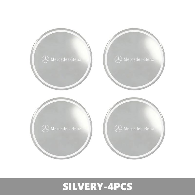 4pcs Car Logo Wheels Center Hub Cover Badge Auto Decorative Decals Accessories For Benz AMG VIANO GLB GLC W108 W124 W126 W169 NZ0