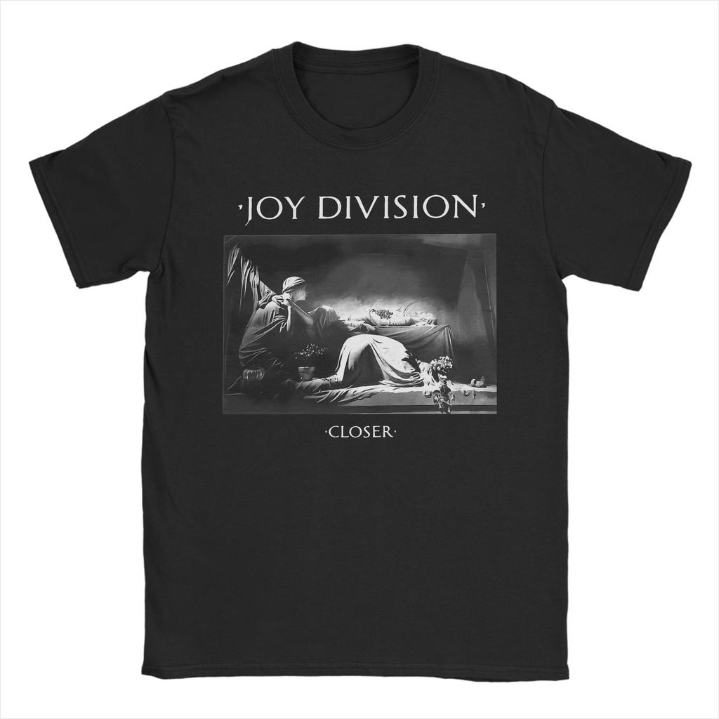 Retro Joy Division Japanese Tshirts For Men Women 100%Cotton Short Sleeve Punk Rock Goth Crewneck Summer TopsTops