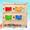 Wooden Magnetic Maze Toys for Kid Magnet Sorting Board Magnetic Color Number And Shape Maze Boards Montessori Educational Toys